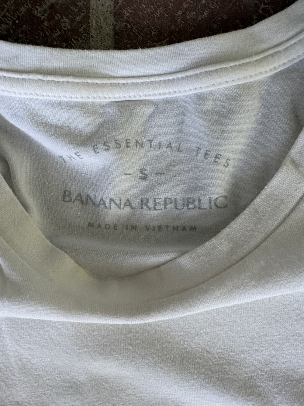 Banana Republic White Short Sleeve Crewneck Tee - Picture 2 of 8